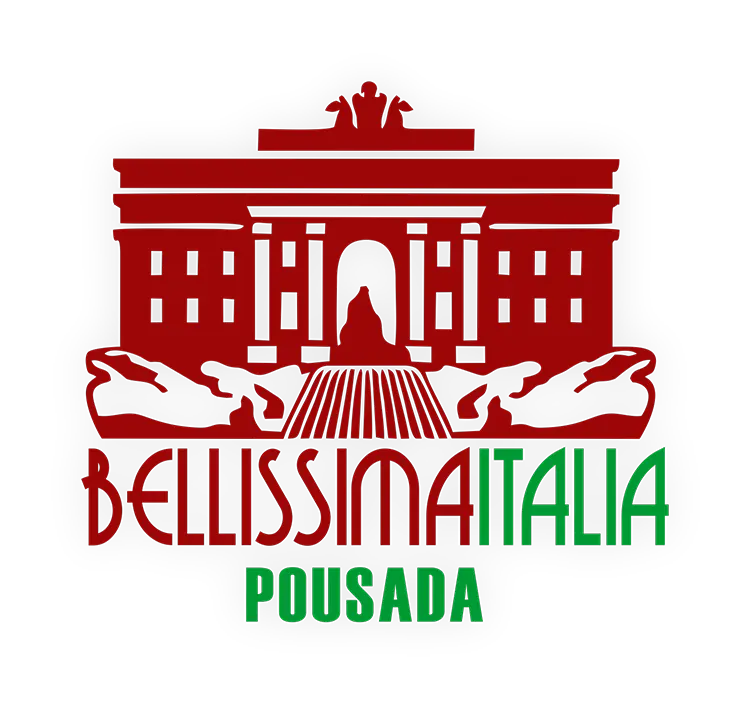 Logotipo da Bellíssima Itália Pizzaria em Parnaíba, case de sucesso em posicionamento digital.